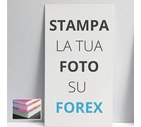 PRINTSERVIS Stampa Quadro/Poster personalizzato su FOREX elegante dimensione a scelta, ottima Idea regalo e decorazione casa/ufficcio, Qualità di Stampa foto FULL HD-stampa tutto quello che vuoi