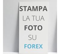 PRINTSERVIS Stampa Quadro/Poster personalizzato su FOREX elegante dimensione a scelta, ottima Idea regalo e decorazione casa/ufficcio, Qualità di Stampa foto FULL HD-stampa tutto quello che vuoi