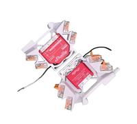 Printtastisch - Set di 2 supporti compatibili per Shelly Relais, 1 Mini Gen3, 1PM, 1PM Mini Gen3, 2PM, 2.5, RGBW2, PM, Plus i4 DC, dimmer 2, binario, inserto Wago