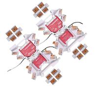 Printtastisch - Supporto compatibile per guida DIN per relè Shelly, 1 Mini Gen3, 1PM, 1PM Mini Gen3, 2PM, 2.5, RGBW2, PM, Plus i4 DC, Dimmer 2, guida DIN, 4 pezzi + estensione