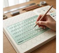 Printtoo Stencil da disegno riutilizzabile con 70 cerchi di diverse dimensioni - Righello geometrico in acrilico verde trasparente da 2 mm per architettura, matematica, disegno, design artistico e