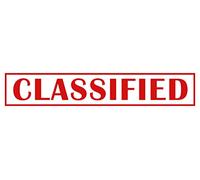 Printtoo Ufficio Classificato Auto Inchiostrazione Timbro Di Gomma Pre-Inchiostrato Stamp- Affari Home Office Cancelleria, Red- 42 X 9 Mm