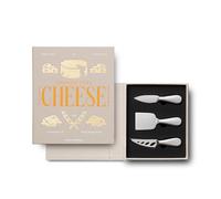 Printworks The Essentials, set di 3 coltelli da formaggio in acciaio inox, set regalo con coltelli, scalpello e coltelli a forma di cuore, eleganti accessori per salumi e lavabili in lavastoviglie