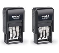 Printy 4810 - Formato data MA (ad esempio: 06-11-2023), S, Nero (Confezione da 2)