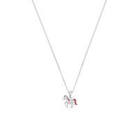 Prinzessin Lillifee Collana con ciondolo Collana per bambina in argento sterling 925, 35 + 3 cm, rosa, cavallo, in confezione regalo per gioielli, 2018177