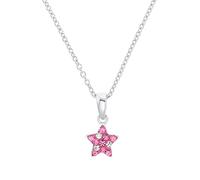 Prinzessin Lillifee Collana con Ciondolo Collana per Ragazze in Argento Sterling 925 per Ragazze, con Preciosa, 35+3 cm, Argento, Stella, Disponibile in Confezione Regalo per Gioielli, 2036421
