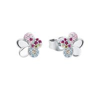 Prinzessin Lillifee Orecchini a perno in Argento Sterling 925 per bambine, con zirconi sintetici, 0,8 cm, multicolore, fiore, in confezione regalo, 2027898