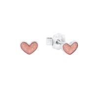 Prinzessin Lillifee Orecchini a perno in Argento 925 Gioielli per orecchie di bambine, 0,4 cm, rosa, cuore, in confezione regalo, 9048885