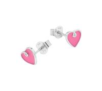 PRINZESSIN LILLIFEE - Orecchini da Ragazza in Argento 925 - Orecchino a Perno a Cuore - PLI-E0028