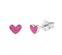 PRINZESSIN LILLIFEE - Orecchini da Ragazza in Argento 925 - Orecchino a Perno a Cuore - PLI-E0110
