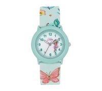 Prinzessin Lillifee Orologio da polso Ragazze Bambini Orologio al quarzo analogico, con cinturino in tessuto, verde, 3 bar impermeabile, viene fornito in scatola regalo orologio, 2037728
