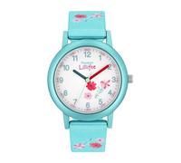 Prinzessin Lillifee orologio da polso per ragazze al quarzo analogico, con cinturino in tessuto, turchese, resistente all'acqua 3 bar, fornito in confezione regalo, 2031757