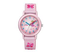Prinzessin Lillifee orologio da polso per ragazze al quarzo analogico, con cinturino in tessuto, rosa, resistente all'acqua 3 bar, fornito in confezione regalo, 2031756