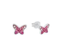 Prinzessin Lillifee Ragazze Bambini Orecchini Farfalla Borchie Argento, Fornito in Confezione Regalo Gioiello, 2034006