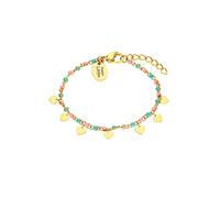 Prinzessin Lillifee Bracciale Bracciale per bambine in Acciaio Inossidabile, 12+2 cm, oro, cuore, in confezione regalo, 2033365