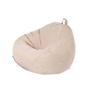 PRIOKNIKO Bean Bag Bazaar Gocce D'Acqua Pigro Divani Sacchi Di Fagioli Tatami Tessuti Sedie A Sdraio Balcone Camere Da Letto Singola Sfoderata M:80Cm * 90Cm Kaki (Senza Riempitivo)