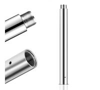 PRIOR FITNESS Estensione per Pole Dance - Accessori da 125mm / 250mm / 500mm, per Tubo Estensore da 45mm. Solo Tubo Estensore Incluso(Silver, 500mm)