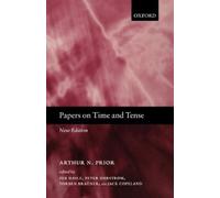 Prior Papers on Time and Tense (Tascabile)