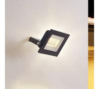 Prios Faretto da esterno a LED Maikel, 20W, metallo, set da 2 PRIOS