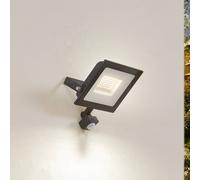 Prios Faretto da esterno a LED Maikel, 50 W, 4000 lm, metallo, sensore PRIOS