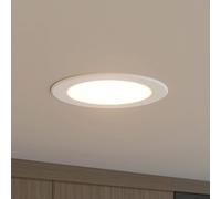 PRIOS Faretto LED da incasso Rida, bianco. Ø 15 cm, CCT, IP44 PRIOS
