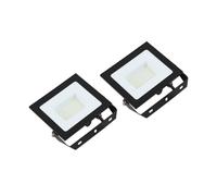 Prios LED faretto da esterno Maikel, 50 W, metallo, set da 2 PRIOS