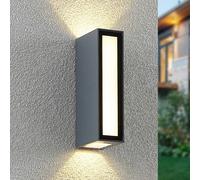 Prios Loriava Applique da esterno in grigio scuro PRIOS