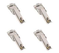 PRIOstahl Chiusura a leva, 4 chiusure da 72 mm, con gancio di chiusura, chiusura di sicurezza da 24 mm, per armadio, in acciaio inox V2A