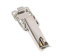 PRIOstahl Chiusura a leva, chiusura a leva, 1 chiusura da 72 mm, con gancio di chiusura, chiusura di sicurezza da 24 mm, chiudibile a chiave, per armadio, in acciaio inox V2A