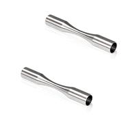 PRIOstahl Connettore flessibile per barra, asta di riempimento flessibile, supporto per traverse, 2 pezzi, Ø 10 mm, per asta trasversale, tubo rotondo, ringhiera per scale, balcone, terrazza,