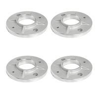 PRIOstahl Flangia a pavimento, piastra di ancoraggio con foro a 2 fori, 4 pezzi, dimensioni: 100 mm x 6 mm, come fissaggio per tubo rotondo Ø 42,4 mm, per ringhiere, acciaio inox V2A