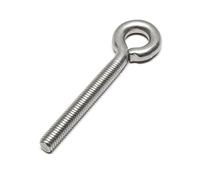 PRIOstahl Vite con occhiello con filettatura metrica, gancio a vite - M8 x 40 mm x 1 occhiello filettato, occhielli a gancio, viti ad anello per viti in acciaio inox V2A