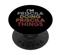 Priscila Name Priscila Personalized Name First Given PopSockets PopGrip Adesivo