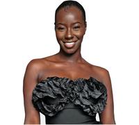 Priscilla Anyabu (Black Dress) Half Body Buddy Cutout