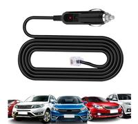 Prise -cigare de voiture Rj11, câble adaptateur de détecteur de radar, adaptateur 12 V 2 A pour détecteur de radar | d'alimentation droit de remplacement pour détecteurs de r