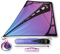 Prism Kite Technology Vertex, Aquilone a forma di diamante con coda lunga 3 m, ultravioletto