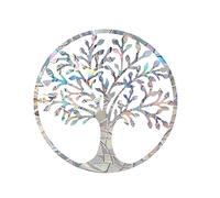 Prisma - Adesivi per finestra per uccelli, anti-collisione, per fermare gli uccelli che volano nelle finestre (albero della vita, 6 pezzi)