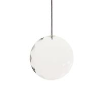 Prisma di Cristallo Acchiappasole, Ciondolo Acchiappasole Prisma Rotondo con Cordino, Lucentezza Abbagliante Arcobaleno Creatore Ornamento Strumenti Fotografici per la