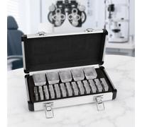 Prisma For Esame Dello Strabismo, Set Di Prismi Con Scatola In Alluminio | Gamma Di Diottrie 0,5-50, Bordi Lisci, Struttura In Resina, For Strutture Di Ricerca Sulla Vista(16PCS)