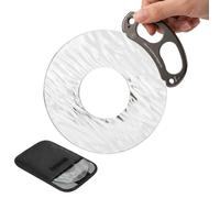 Prisma in vetro ottico cavo da 150 mm con effetto ondulato | Filtro per effetti speciali portatile con asta di prolunga antiscivolo, ideale per la creazione di video e la fotografia