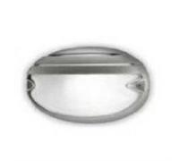 PRISMA PLAFONIERA CHIP GRILL OVALE COLORE GRIGIO 21W 005708