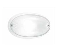 Plafoniera ovale Prisma CHIP 25 1x21W attacco E27 bianco 005700