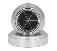 Prisma Sferico per Stazione Totale Compatto, Vetro K9, Prisma Sferico in Lega di Alluminio con Base Magnetica, per Misurazioni Ad Alta Precisione, Apparecchiature per Topografia