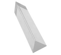 Prisma Triangolare in Cristallo 6 Pollici per Dispersione Luminosa | Vetro Ottico Trasparente, Superfici Levigate, Esplorazione Scolastica, Dimostrazioni in Aula per Studenti