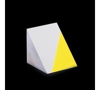 Prisma triangolare in vetro ottico con pellicola riflettente - Elemento ottico di precisione K9 20x20x20 mm for la deflessione della luce