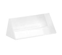 Prisma triangolare in vetro ottico per didattica scientifica e fotografia - Materiale K9 - 30 x 30 x 60 mm - Strumento di dispersione spettrale per l'insegnamento della fisica e