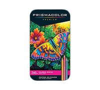 Prismacolor, Premier, set di matite colorate da 36 pezzi, in scatola di latta