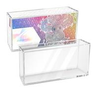 Prismatic Evolutions SPC - Espositore in acrilico compatibile con Prismatic Evolutions Super-Premium, spessore 8+5 mm, custodia protettiva in acrilico trasparente con coperchio magnetico, scatola per