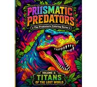 Prismatic Predators Vol3: Titans of the Lost World: An Epic Dinosaur Coloring Book Featuring Giant Predators, Prehistoric Beasts & Ancient Worlds
