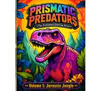 Prismatic Predators: Volume 1: Jurassic Jungle: A Prehistoric Dinosaur Coloring Book Featuring T-Rex, Jurassic Creatures, Tropical Jungles & Prehistoric Adventures